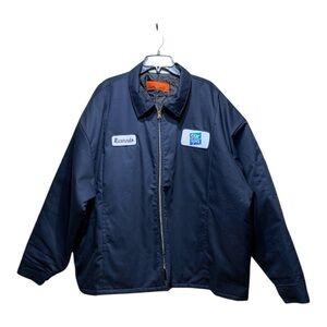 Men’s Big & Tall Industrial Streetwear Cintas Brand Jacket Sz 4XL
